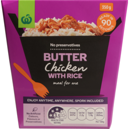 Photo of WW Meal for One Butter Chicken & Rice 350g