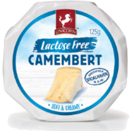 Photo of Unicorn Camembert Lactose Free 125gm