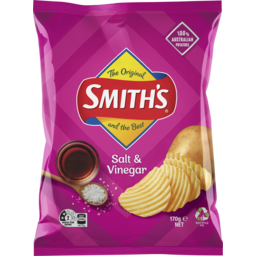 Photo of Smith's Crinkle Cut Salt & Vinegar Potato Chips Share Pack