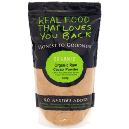 Photo of Honest To Goodness Organic Raw Cocoa Powder 350gm
