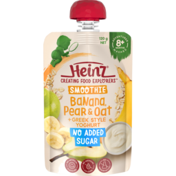 Photo of Heinz® Smoothie Banana, Pear & Oat + Greek Style Yoghurt 8+ Months 120g