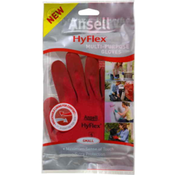 Photo of Ansell Hy Flex Multi Purpose Gloves Red