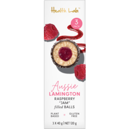 Photo of Health Lab Ball Multipack Lamington Jam Filled Ball 3 Pack X