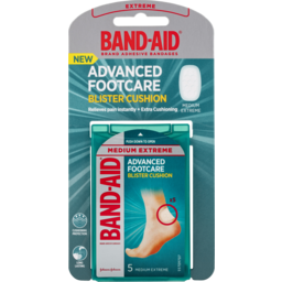 Photo of Band-Aid Advanced Footcare Blister Cushion Medium Extreme 5 Pack