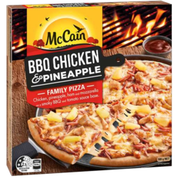 Photo of Mccain Family BBQ Chicken And Pineapple Pizza 500gm