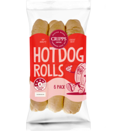 Photo of Cripps Master Hot Dog Roll 6pk