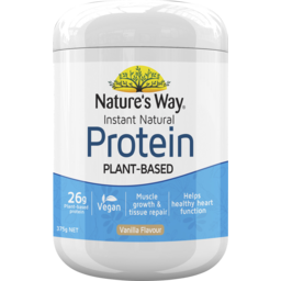 Photo of Natures Way Vanilla Flavour Plant Based Protein Powder 375g