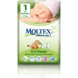 Photo of Moltex Nappies Newb 2-4kg 22's