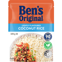 Photo of Bens Original Express Rice Lightly Flavoured Coconut