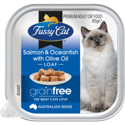 Photo of Fussy Cat Wet Cat Food Grain Free Salmon & Whitefish with Olive Oil