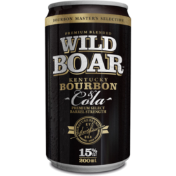 Photo of Wild Boar Bourbon & Cola 15% Can