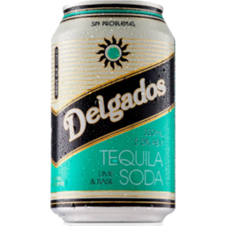 Photo of Delgados Tequila Soda Lime & Basil Can