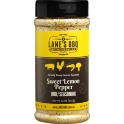 Photo of Lanes BBQ Sweet Lemon Pepper Rub 340g