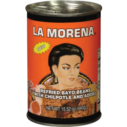 Photo of La Morena Refried Bayo Beans Chipotle