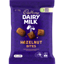 Photo of Cadbury Dairy Milk Hazelnut Bites 130g 130g