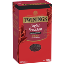 Photo of Twinings English Breakfast Extra Strong Loose Leaf Pure Black Tea 125g 125g