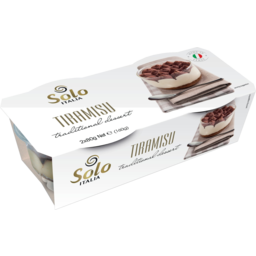 Photo of Solo Italia Premium Dessert Tiramisu 2 Pack 160g