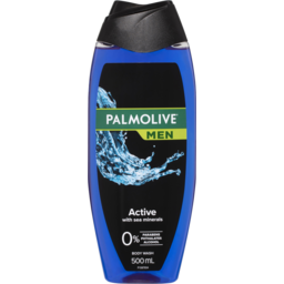 Photo of Palmolive Men Active Body Wash With Sea Minerals 0% Parabens Recyclable 500ml