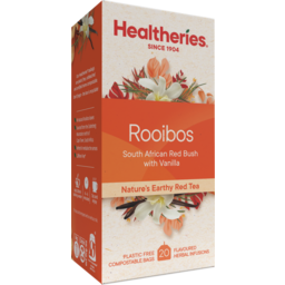 Photo of Healtheries Tea Bags Roobios Vanilla 20 Pack