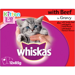 Photo of Whiskas Kitten Beef With Gravy Mvms