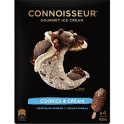 Photo of Connoiseur Cookies & Cream 4pk
