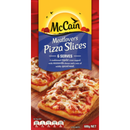 Photo of McCain Pizza Slices Meatlovers 600gm