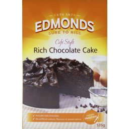 Photo of Edmonds Cake Mix Rich Chocolate 535g