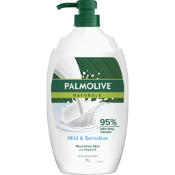 Photo of Palmolive Naturals Body Wash Mild & Sensitive Soap Free Shower Gel, Clinically Tested, Non Irritating, Hypoallergenic