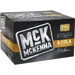 Photo of McKenna 7% Bourbon & Cola Cans