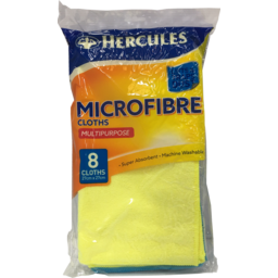 Photo of Hercules Microfibre Cloths Multipurpose 8 Pack