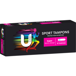 Photo of U By Kotex Sport Tampons Super 16 Pack