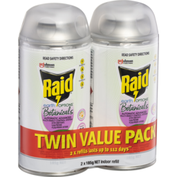 Photo of Raid Earth Options Botanicals Automatic Advanced Multi-Insect Pest Control System Indoor Refill 2x185g