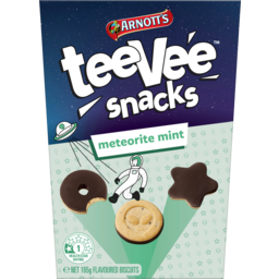 Photo of Arnotts Tee Vee Snacks Meteorite Mint Biscuits 165g