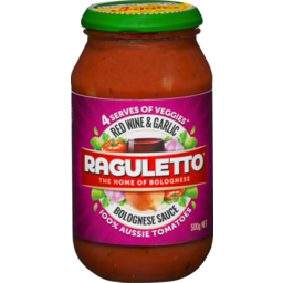 Photo of Raguletto Red Wine & Garlic Bolognese Sauce