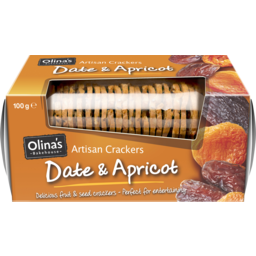Photo of Olina's Bakehouse Artisan Cracker Biscuits Date and Apricot