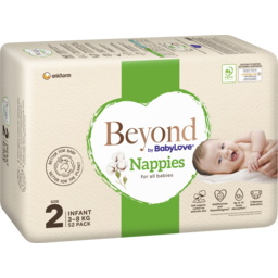 Photo of Beyond By Babylove Infant Nappies Size 2 (3-8kg), 52 Pack