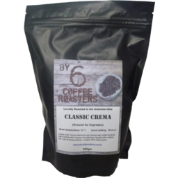 Photo of By 6 Coffee Roasters Classic Crema Roasted Coffee Ground 500g