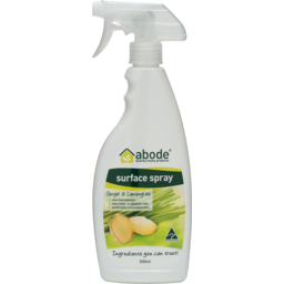 Photo of Abode Surface Spray - Ginger & Lemongrass 500ml