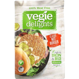Photo of Vegie Delights 100% Meat Free Classic Not Burger 340gm