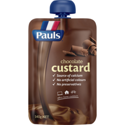 Photo of Pauls Custard Pouch Chocolate 140g
