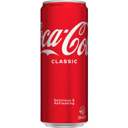 Photo of Coca-Cola Classic Soft Drink Mini Can 250ml