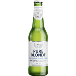 Photo of Pure Blonde Ultra Low Carb Lager 355ml Bottle Spritzed 355ml