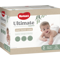 Photo of Huggies Ultimate Nappies Size 3 (6-11kg) 72 Pack 