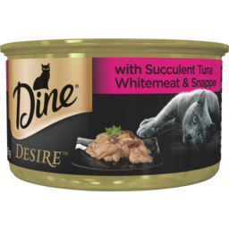 Photo of Dine Desire With Succulent Tuna Whitemeat & Snapper Cat Food