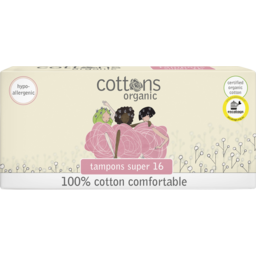 Photo of Cottons Tampon 100% Super #16s