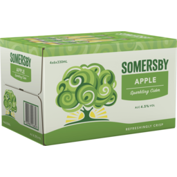 Photo of Somersby Apple Sparkling Cider 4.5% 4x6 330ml Bottle 6.0x330ml