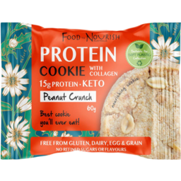 Photo of FOOD TO NOURISH Peanut Crunch Protein Cookie