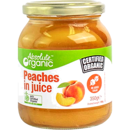 Photo of Absolute Organic - Peaches In Juice 350g