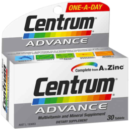 Photo of Centrum Advance Multivitamin & Mineral Supplement 30 Tablets