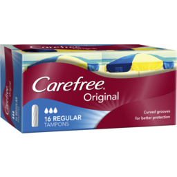 Photo of Carefree Original Tampons Regular 16 Pack 